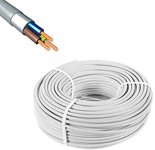 3 x 2.5mm2 -NYM-J Moisture-Proof Cables Power Cable- Installation Cable - ENVA® - NYM-J Sheathed Cable (15 Meters)