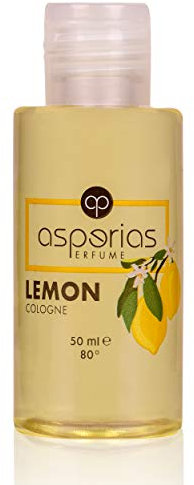 Asperias Perfume Cologne Lemon Eau de Cologne After Shave Rasierwasser Kölnischwasser Duftwasser (50 ml)