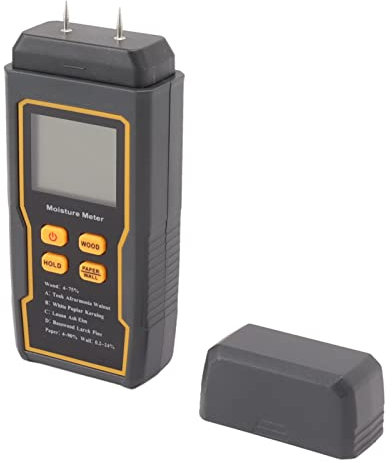 Haofy Détecteur d'humidité Multifonctionnel 4 Modes Humidimètre Numérique avec écran LCD pour Matériau de Construction de Mur en Bois
