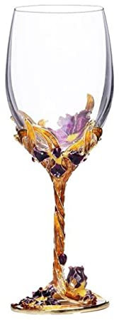 Bicchiere Da Vino Creativo smalto colore cristallo rosso vino vetro de decantatore set calice occhiali da sposa occhiali champagne whisky tazza tazza di cristallo senza piombo Bicchiere Da Vino Rosso
