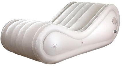 BesBet Aufblasbare Möbel Geeignet für Verschiedene Szenarien -ShaF8Y White Sofa0718