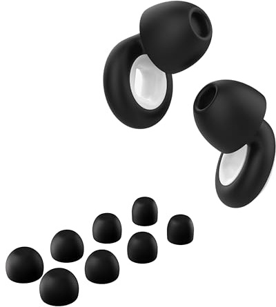 ModusTech High-Fidelity Noise Reduction Earplugs – 17dB Noise Cancelling Ear Plugs for Concerts, Musicians, Festivals, Sports & Nightlife | Comfortable & Reusable Ear Protection (Black)