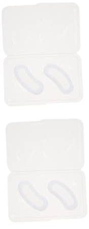 FRCOLOR 2 Paar Augenklappe cosmetic kosmetiktäschchen scincare eyepatches eyemask Feuchtigkeitsmasken für die Augen feuchtigkeitsspendende Augenmasken Augenpflegemasken Hyaluronsäure Weiß