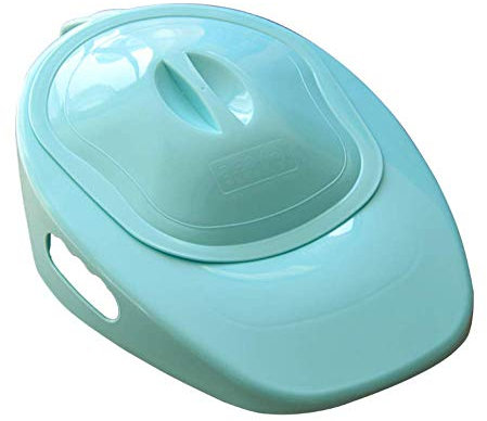 Padella con coperchio, raccomandata professionalmente e facile da usare, anti-fuoriuscita, comfort per donne costrette a letto e anziano