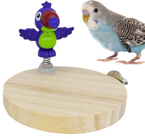Pájaro Percha de Pájaro, Periquito Percha, masticable Natural Accesorios para Periquitos Pollos Palomas y Aves de Interior