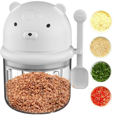 ycezw Hachoir sans fil compact | Hachoir à ail électrique - Robot de cuisine multifonction robuste avec récipient pour hacher hacher les légumes Oignons Viande Fruits et noix