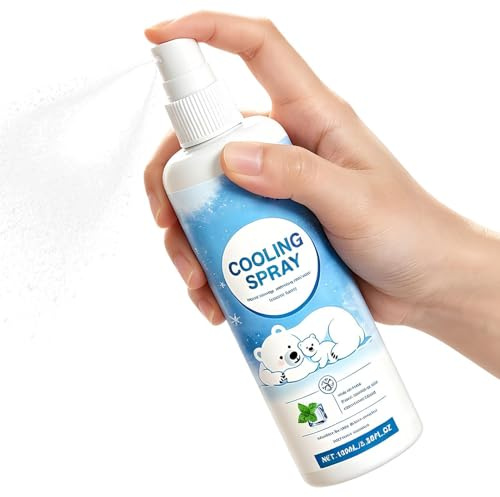 Spray Refrescante Para La Ropa 100ml Inodora con Secado Rápido | Spray Refrescante Para Clima Caluroso, Al Aire Libre, Deporte, Fitness, Camping, Viajes, Desplazamientos Diarios