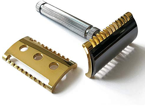 FaTip Special Edition Double Edge Safety Razor with 2 Different Plates, 42121