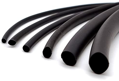 Makashop24 - Schrumpfschlauch 4:1 mit Kleber schwarz Ø 4,0 bis 52,0 mm Auswahl: 25 cm bis 10 Meter (Ø 6,0 mm, 50 cm)