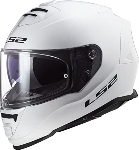 LS2 1080010023XL Motorradhelm Full Face FF800 Storm Solid, Unisex, Weiß, 3XL