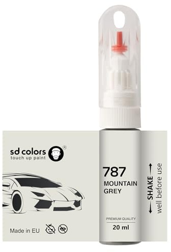 SD COLORS Berggrau 787 Ausbesserungsstift, 20 ML, für die Reparatur von Kratzern und Absplitterungen