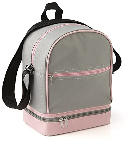 Tremblay - Tasche mit Kugeln, Grau/Rosa – Tasche für Boccia-Kugeln