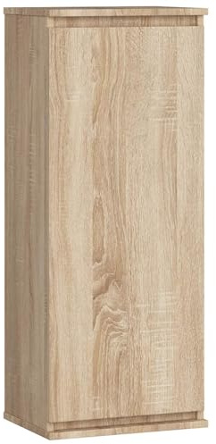 AKORD Hängeschrank W40 40 cm | mit 1 Tür | Küchenschränke | Geräumig | Für eine kleine Küche | Für eine Küchenzeile | B40 x H99 x T30 cm | Gewicht 17,05 kg | Zeitlos | Sonoma Eiche