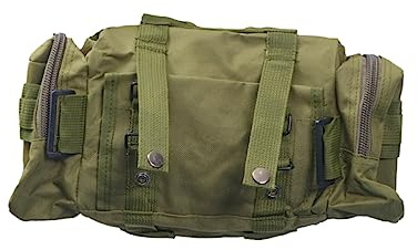 Mikikit Paquet Photo à Bandoulière en Tissu Oxford Étanche Paquet de Rangement Appareil Photo Cyclisme Pêche Homme