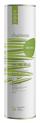 Charisma – Olio Extravergine di Oliva Biologico Greco di Creta, Lattina 1L