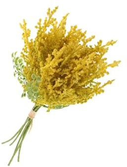 FloristryWarehouse Künstliche gelbe Heidekraut, gebundenes Bündel, 5 Stiele, 38 cm hoch, 40934
