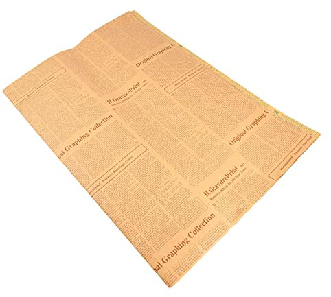 FOMIYES Wrapper-set 20 Stück Retro-kraftpapier Im Englischen Zeitungsstil Für Blumen Kekse Bäckereien Desserts Ideal Für Anlässe