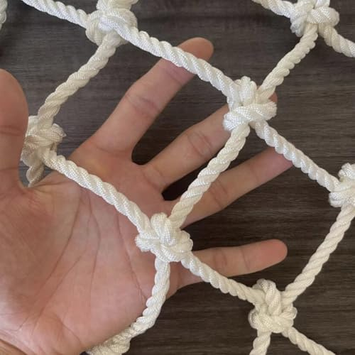 LSYHHXC Robustes Spielnetz für Kinder, Kletternetz, Schutznetz aus Nylon für Baumhäuser, Sicherheitsnetz für Balkon und Garten, Netz aus Ladeseil (1 mx2 m)