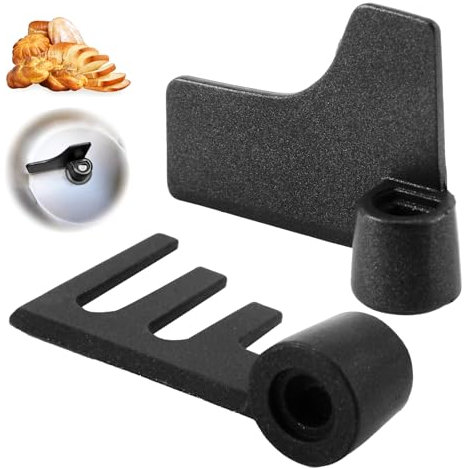 Bread Maker Paddle 2Pcs Set Kneading Mixing Blades for Panasonic Breadmakers Nonstick Teflon Coated Replacement Parts Compatible with SD-255 SD-256 SD-257 SD-2501 SD-2500 SD-2511 SD-ZB2502 SD-ZB2512