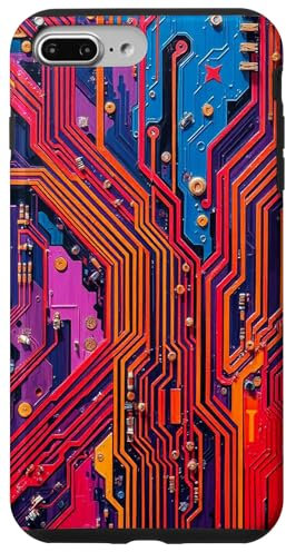 Schéma détaillé de la carte mère avec circuits électroniques Coque pour iPhone 7 Plus/8 Plus
