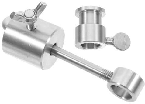 Alipis Barbecue Spit Weights for Rotisserie Stainless Steel Grilling Accessories Rotisserie Rod Stopper Spit Rod Counter Balances Weight for Electric Grill