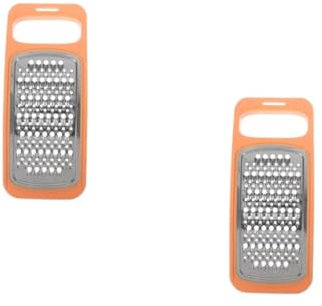 TOPBATHY 2 Pezzi grattugia a Doppia Faccia trituratore Scopo affettatrici per Verdure grattuggia Gadget di Frutta Vegetariano Distruggimento delle Peeling di Verdure Acciaio Inossidabile