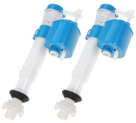 HOMSFOU 2pcs Toilet Fill Valve Replacement for Toilet Tank Ball Valve Bottom Entry Compatible Leakproof Quiet Operation
