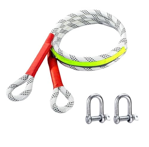 SHENJMAI Corda di Traino Fune di Traino for Auto Veicolo Fuoristrada può trainare 20 tonnellate di Fune Funi di Traino for Auto(5m-3t)