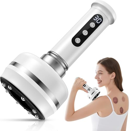 VOZIXALA Appareil de Massage Anti-Cellulite - Drainage Lymphatique Électrique, 30 Vitesses, Améliore l'État de la Peau, Ventouse de Massage Vacuum pour Dos, Taille, Bras et Jambes