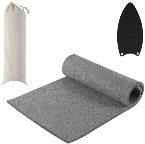 Cskunxia Wool Pressing Mat for Quilting, 36 X 24 Portable Wool Ironing Mat, Quilting Ironing Pad for Quilter, Sewing, Quilting Supplies（60 * 90 cm）