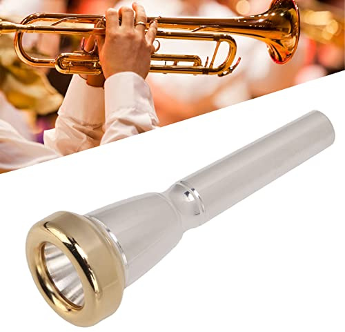 EIMSOAH Ensemble D'embouts de Trompette, Partie de Trompette 3C 3B 2C 2B, Embout de Trompette en Métal, Embout de Pratique de Trompette pour Débutant, Accessoires D'instruments de