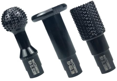 HOMOBABE Juego de Fresas Rotatorias M14 para Tallar Madera, Set de 3 Piezas para Amoladora Angular, Accesorios para Corte y Ranurado, Herramientas para Carpintería, Compatible Amoladoras