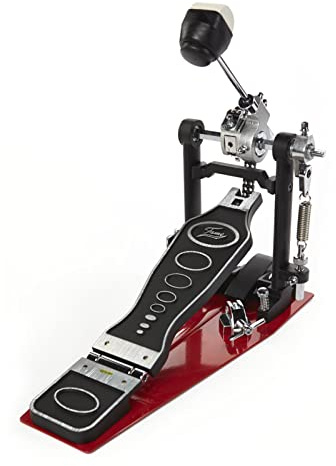 Fame FP9001 Fußmaschine, Professionelles Bass Drum Pedal, Robuste Konstruktion, Einstellbare Federspannung, Hohe Belastbarkeit, Schwere Bodenplatte, Vielseitige Einstellungsmöglichkeiten, Hoop Clamp
