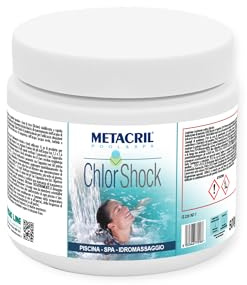 Metacril Chlor Shock Granulare, Cloro (dicloro), Rapida Dissoluzione- 500gr