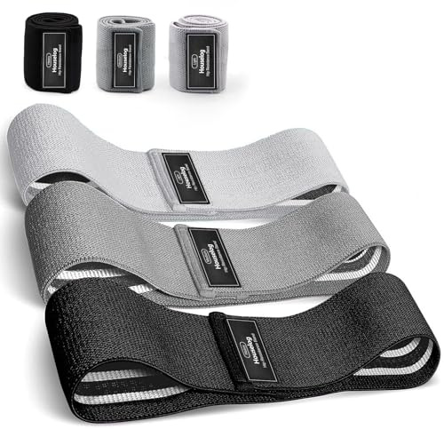 Bande Élastique Musculation en Tissu - Résistance Réglable - Accessoire Fitness Indispensable pour Yoga/Pilates/Fitness/Squats/Pont Fessiers