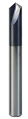Bohrer 120-Grad-Fasenfräser 3 Flöten-Hartmetall-Schaftfräser Zum Entgraten Von Kanten V-Grove-Fräser,3xD3x120 Grad