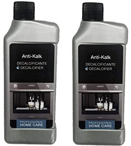 SPARES2GO Coffee Machine Anti Kalk Natural Descaler Sanitiser Cleaner (2 x 250ml)