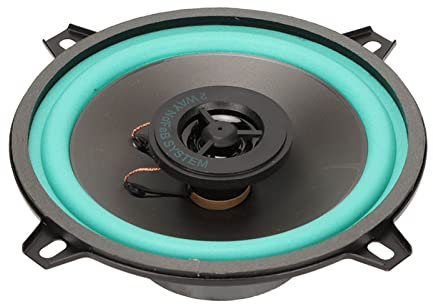 Altavoz Coaxial Auto 5 Polgadas 100W Potencia - 4 Ohmos 87dB Sensibilidad Compatible con Todos los Auto Estéreo (Material Ferro Metálico)