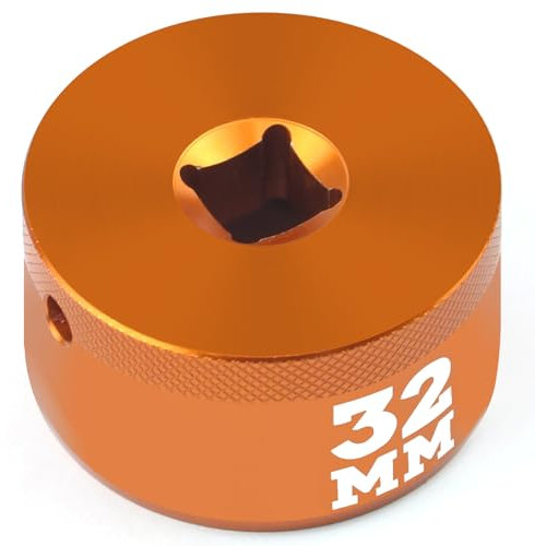 Sporthfish Presa Piatta per Forcella da 32 mm, 3/8, per Forcella Fox Serie 36/38/40 e Dadi Topcap per Mountain Bike