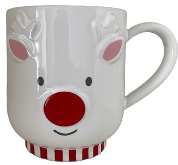 Starbucks Limited Edition Christmas Red Nosed Reindeer Mug