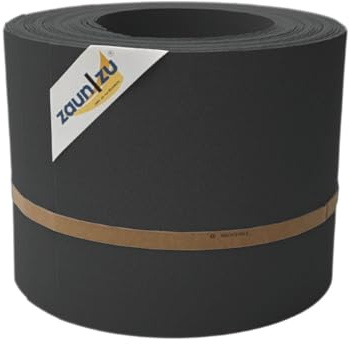 zaun|zu® Premium 10x Einzelstreifen | Sichtschutzstreifen PP für Doppelstabmatten UV-beständiger Sichtschutz | Zaunblende | Made in Germany | leichte Montage Anthrazit,10x 2,55m