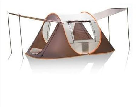 Große 4 Jahreszeiten Zelt Familie Zelt Portal Zelt Wasserdichtes Outdoor Zelt Pop Up Zelt Automatisches,Campingzelt mit Vorbau Sonnenschutz Backpacking Wurfzelte für Familie,Strand,Festival,Gruppe