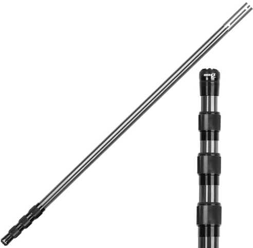 DOBEN Swimming Pool Pole Carbon Fiber, Telescopic Pool Pole 3.7 to 12FT(112-365cm), Professional Telescoping Swimming Pool, Cleaning Poles for Skimmer Net, Catching Floating Leaves,12FT