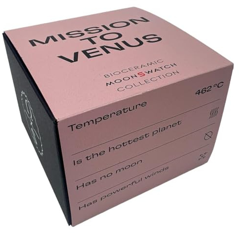 Omega x Swatch Moon Swatch Mission to Venus Speedmaster Rosa - Neu, SO33P100, für Damen