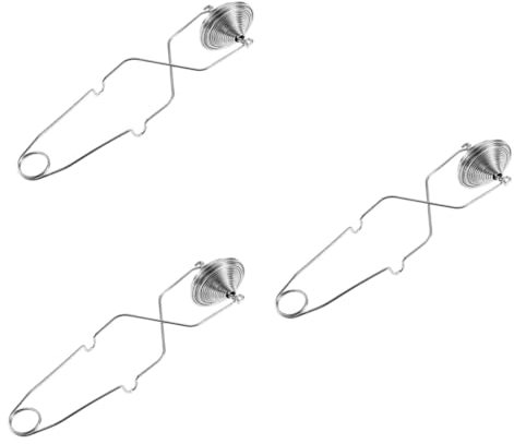 Cabilock 3 Tamices De Harina De Acero Inoxidable De Red Portátil Para Cocina Repostería Y Uso Doméstico.