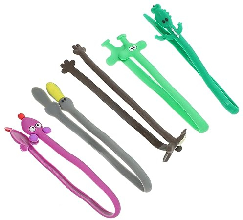 OSALADI 12pezzi Portatile Organizer Cuffie Avvolgicavo Usb Per Auricolari Design Animali Cartoni e