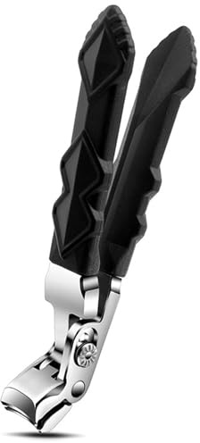 Outfany Nail Clipper, Outfany Toe Nail Clipper, Cumulus Clipmaster Pro Nagelknipser, Zehennagelknipser mit abgewinkeltem Kopf für Senioren, Ergonomischer Nagelzwicker für dicke Nägel (1PC)