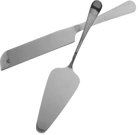 Cabilock Palas para Tartas Cuchillo De Acero Inoxidable para Tartas Espátula para para Corte De Pastel para Bodas y Servir Pasteles De Fiesta Eventos Especiales