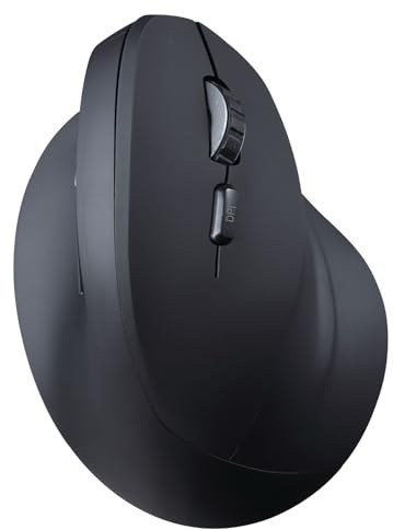 INOVU EG200V - Souris PC - Ergonomique - sans-Fil droitier - Portée 8m - 6 Boutons - 1000/1600/2400 dpi - Légère : 90g