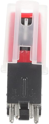 Toyvian Aguja Cabezal de Aluminio y Abs para Tocadiscos de Vinilo para Mejor Rendimiento de Sonido y Larga Duración en Mesas Giratorias